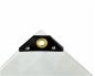 Preview: 3,41 x 1,76 m, Bauzaunplane / Sichtschutzplane, Farbe: WEISS