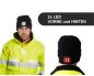 Preview: Wintermütze mit LED Licht, aufladbar über USB