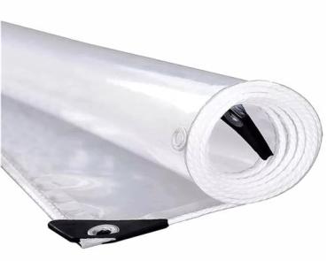 PVC Plane Transparent, Randverstärkt, geöst , verschiedene Größen