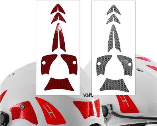 KASK - Helm Warnaufkleber reflektierend für Helm HP und HP Visor Reflektierend