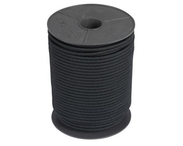 X Expanderleine, Farbe:  Schwarz 6mm / 8mm x 100 m